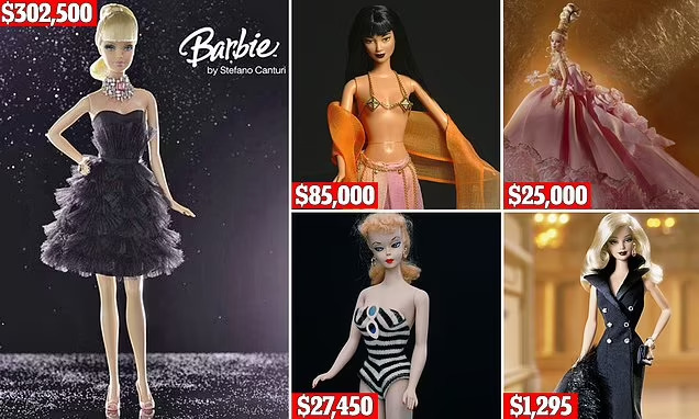 Top 10 Most expensive Barbies of all time 2024