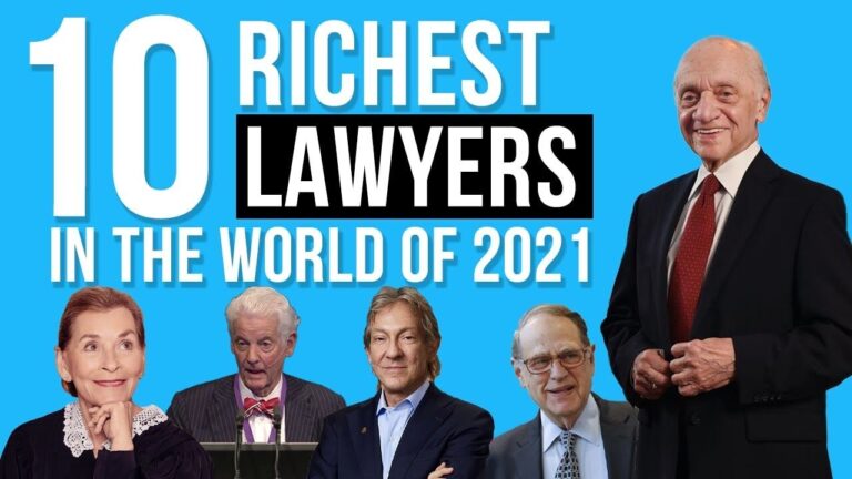 Top 10 Richest Lawyer in the World 2024