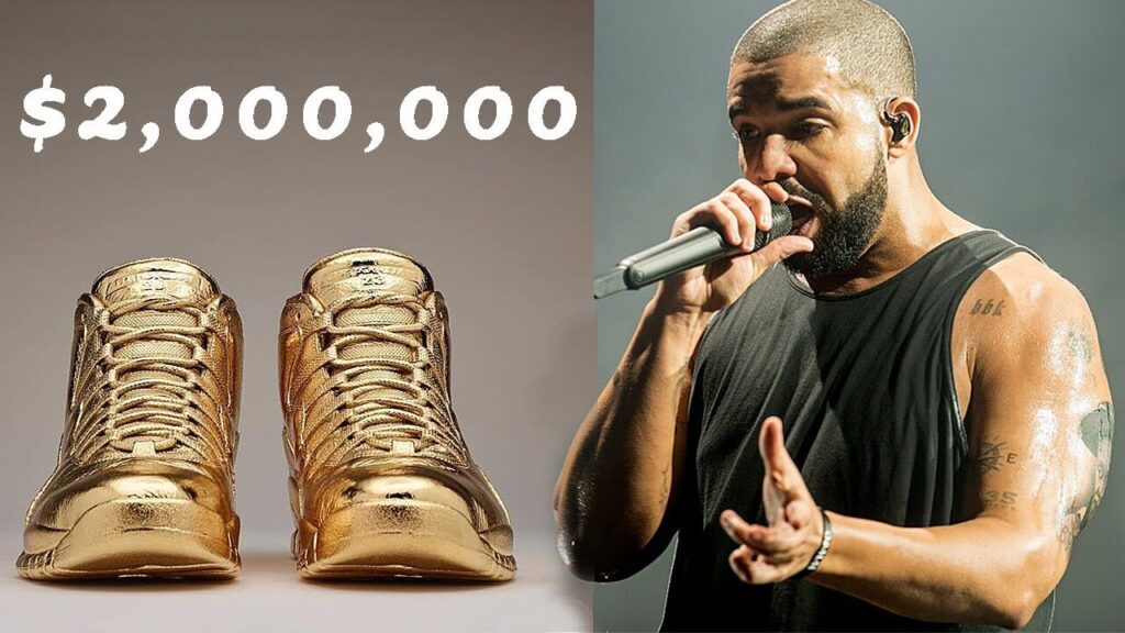 Solid Gold OVO x Air Jordans  is most expensive sneakers in the world 2024