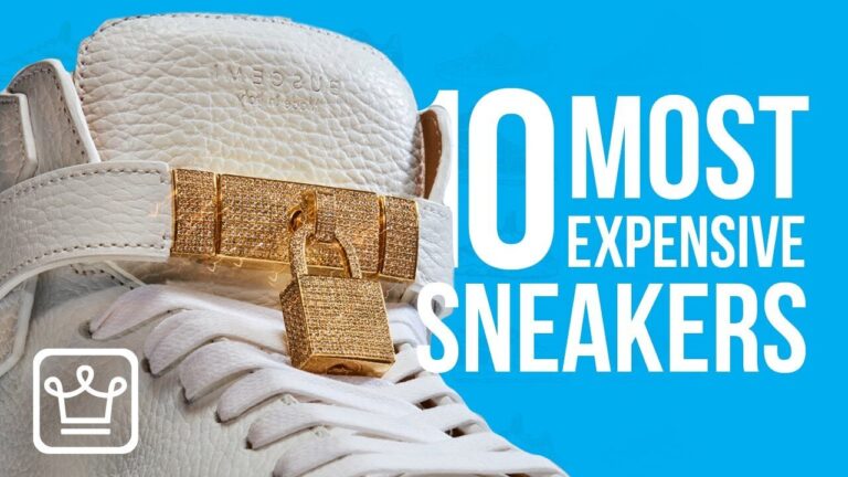 Top 10 Most Expensive Sneakers in the World 2024