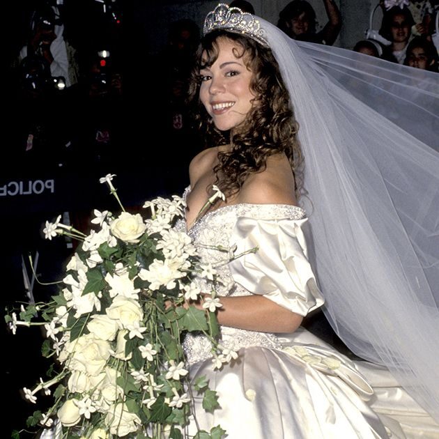 mariah carey wedding dress