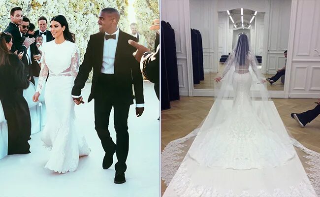 Kim Kardashian wedding dress