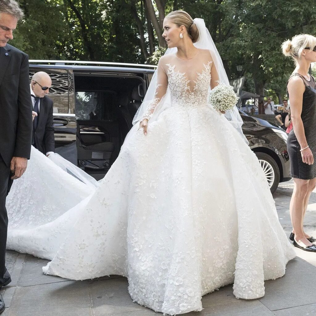 Victoria Swarovski Michael Cinco Gown