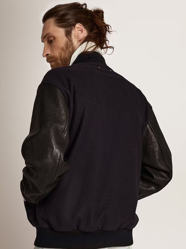 Golden Goose Leather Bomber Jacket