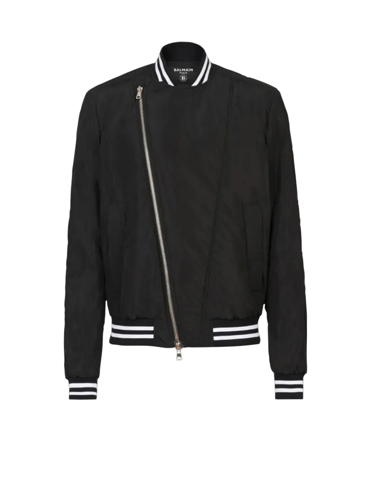 Leather Bomber by Balmain