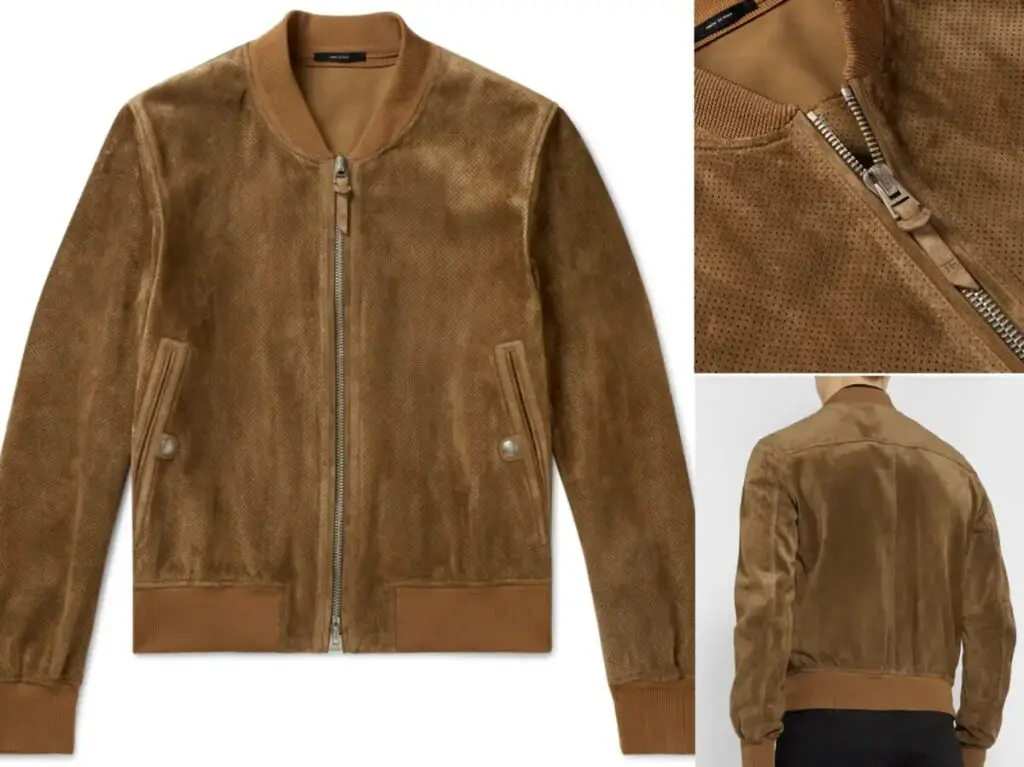 Tom Ford Suede Bomber Jacket