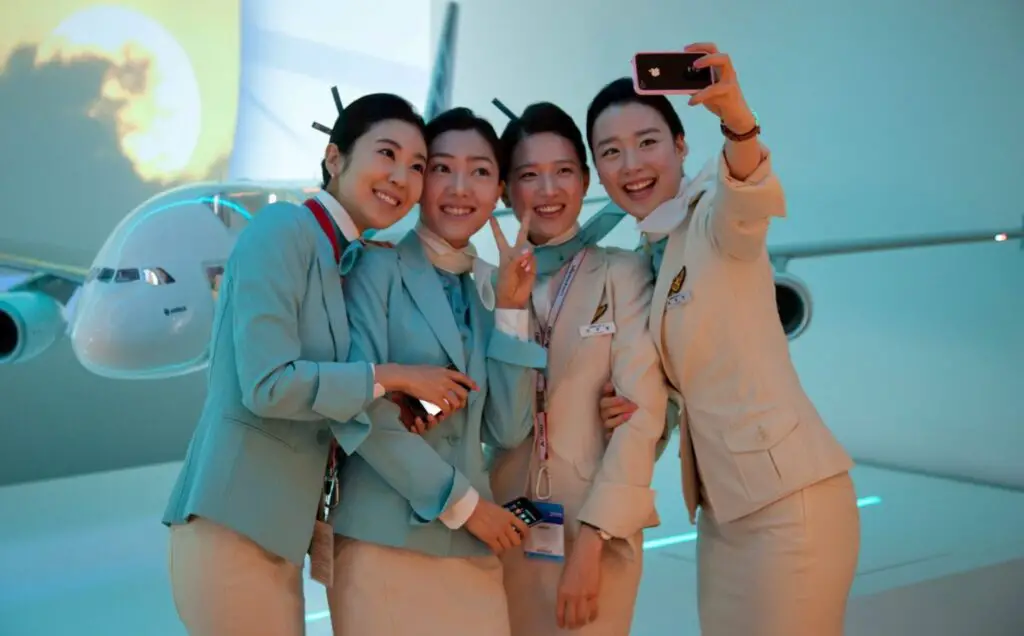 Korean Airline Air Hostess