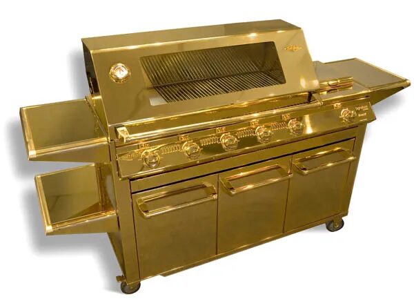 Beefeater Gold-Plated Barbecue Grill is most expensive grills in the world