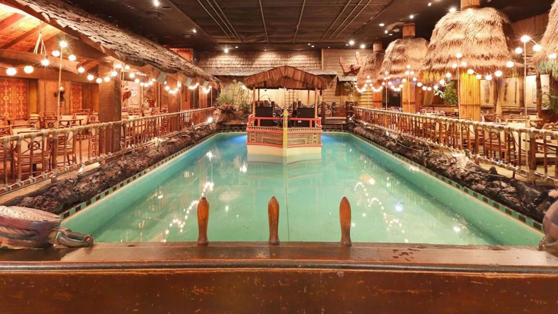 Best Themed Restaurants in the US is Tonga Room & Hurricane Bar, San Francisco, California